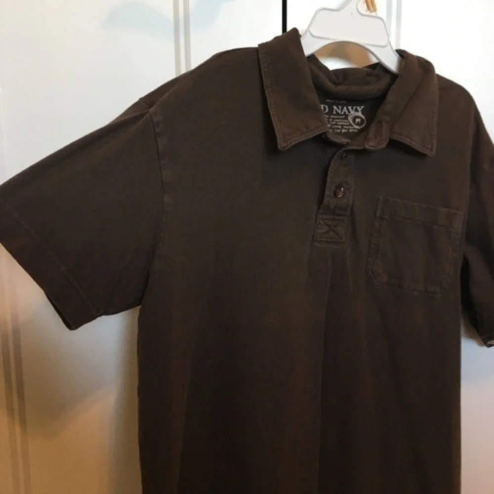 Boys size medium Brown  Old Navy polo shirt